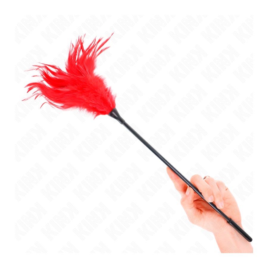 KINK - PIUME MULTIPLE ROSSE TICKLE 45 CM